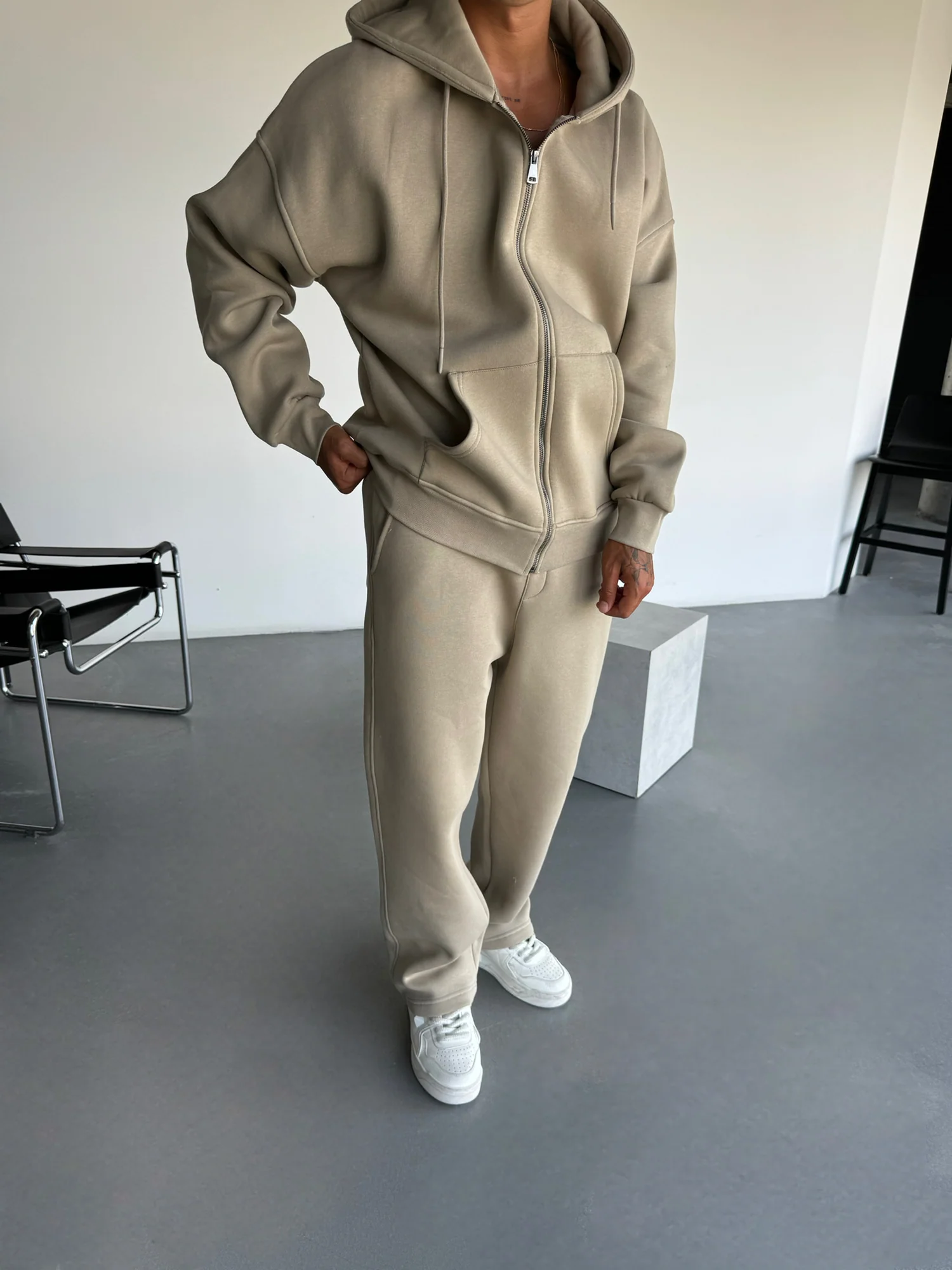 Basic Trousers - Simply Taupe - Image 8