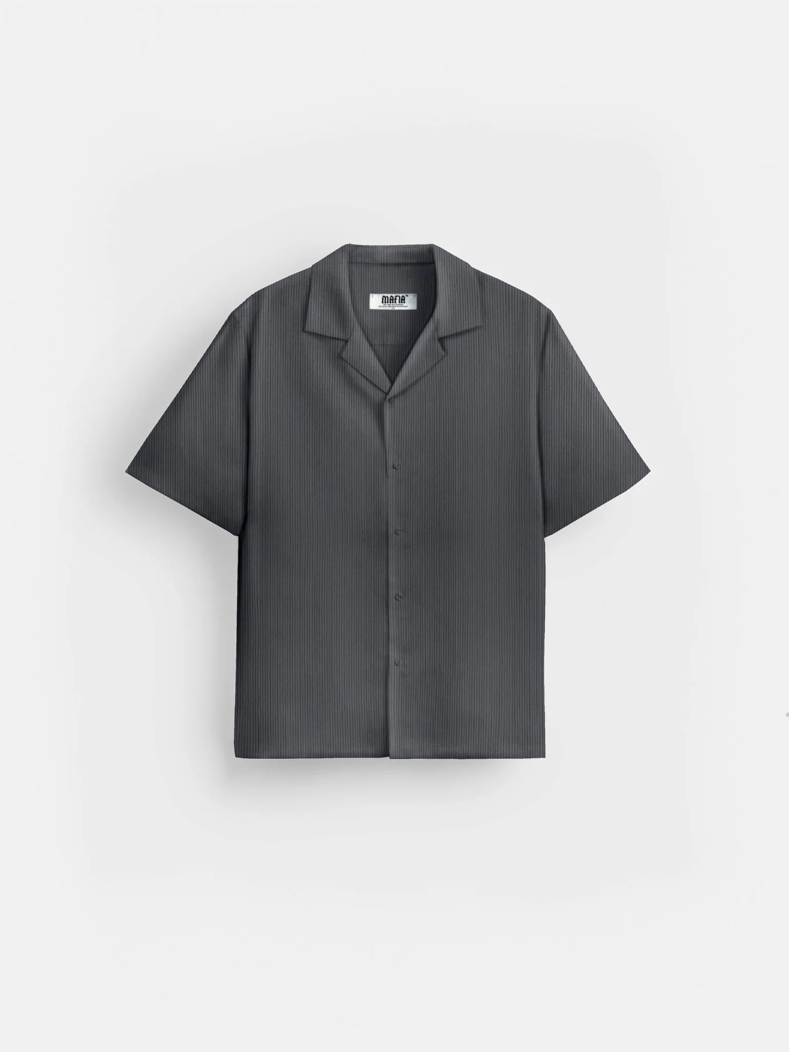 Oversize Cord Shirt - Anthracite - Image 5