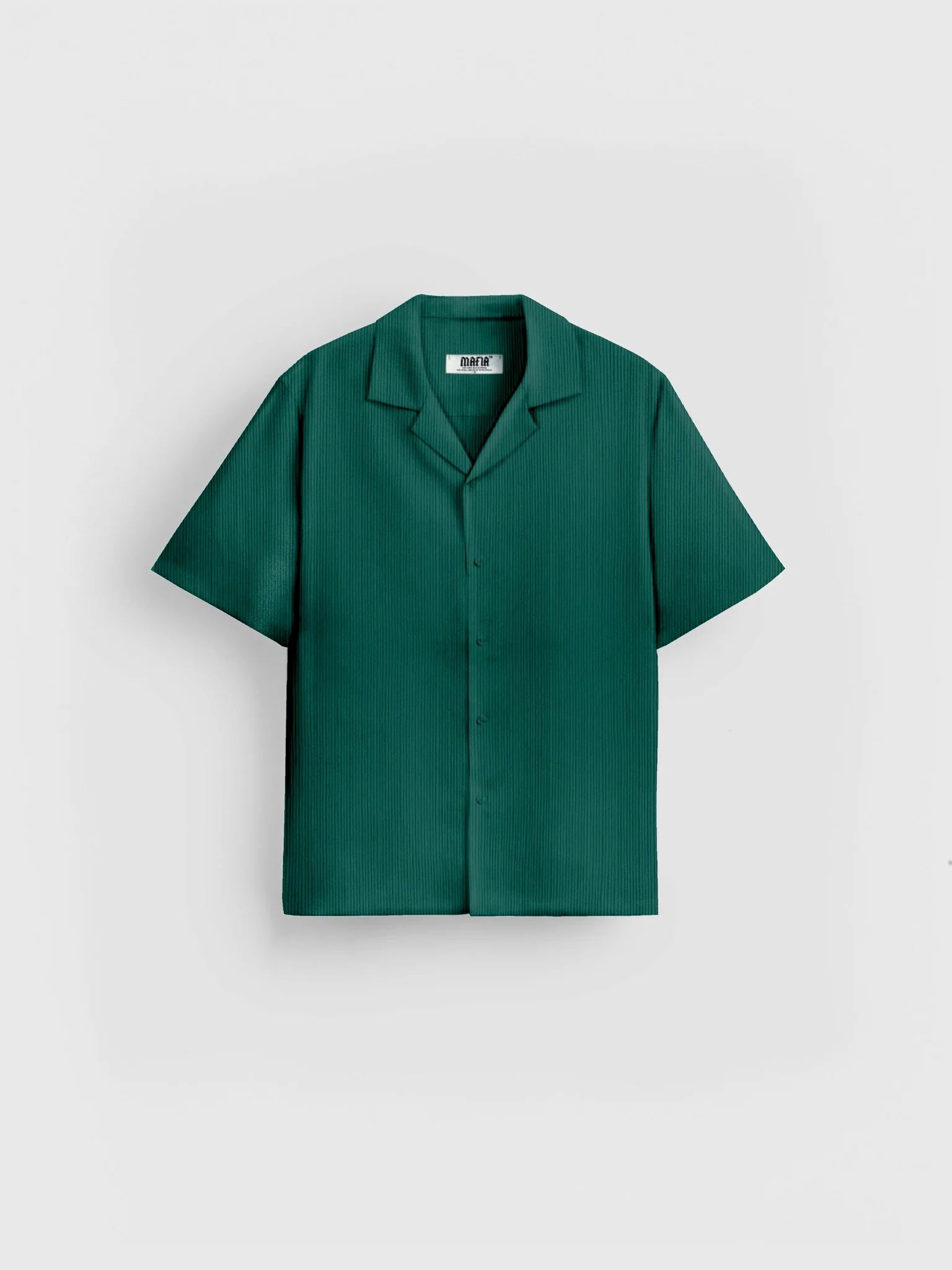 Oversize Cord Shirt - Green - Image 4