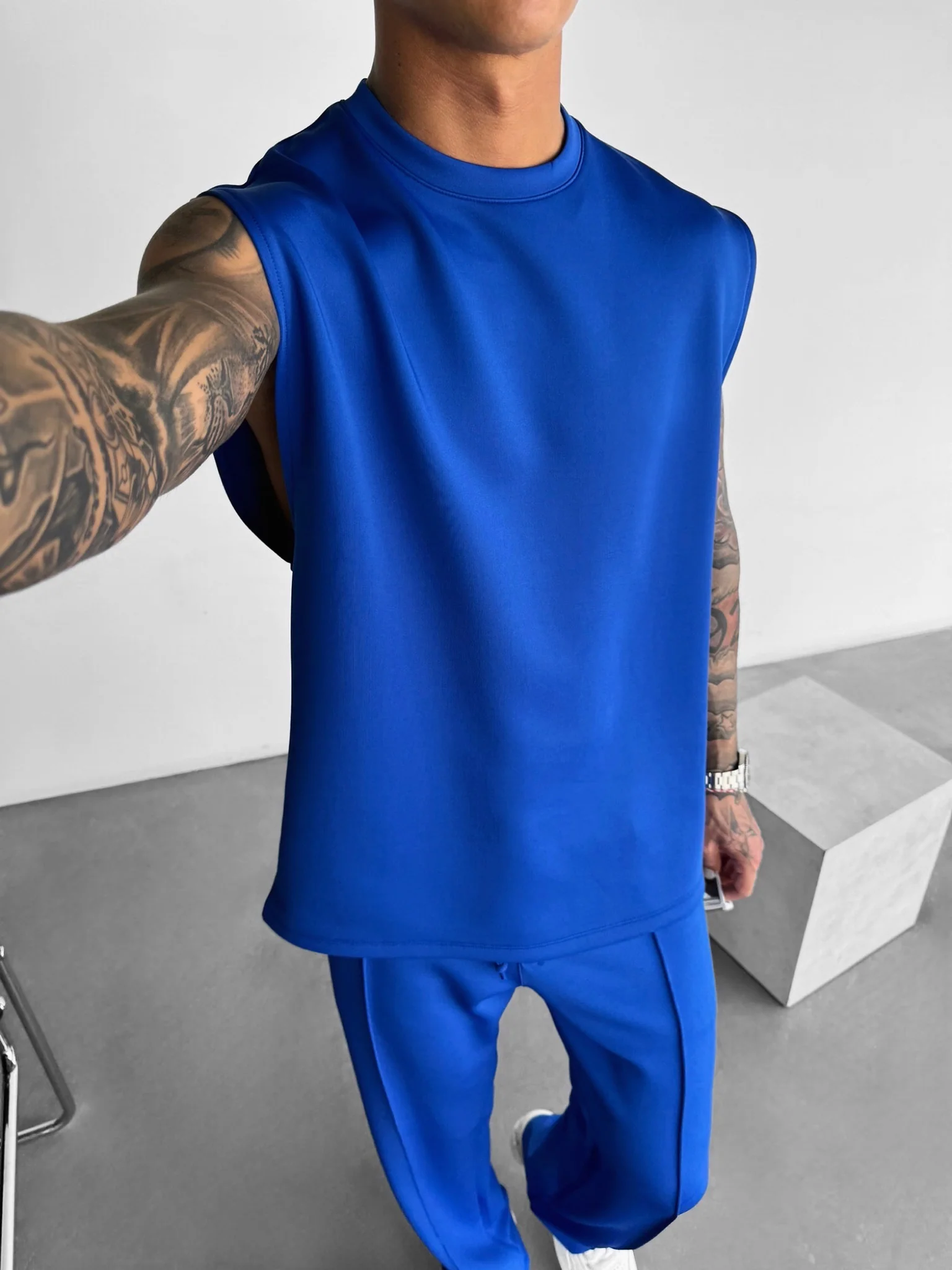 Oversize Diver Tanktop - Saks - Image 5